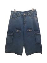 Baggy combat knee-length trousers